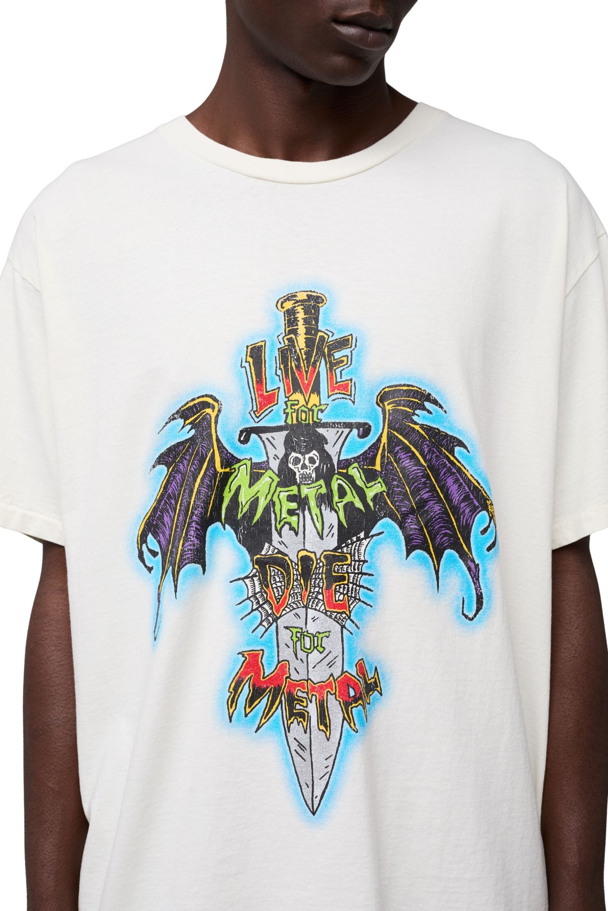 LIVE FOR METAL TEE