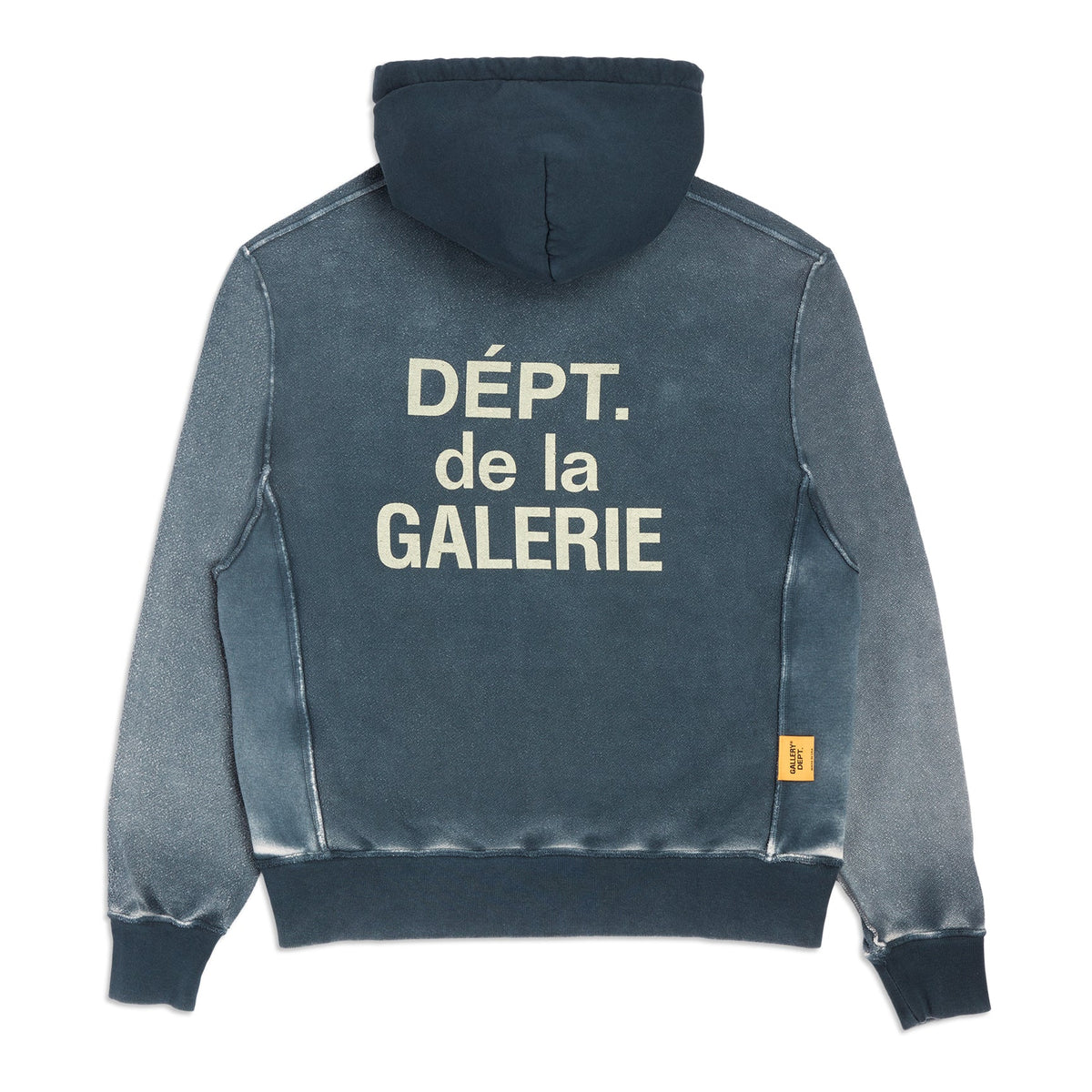 REVERSIBLE NAVY FRENCH LOGO HOODIE