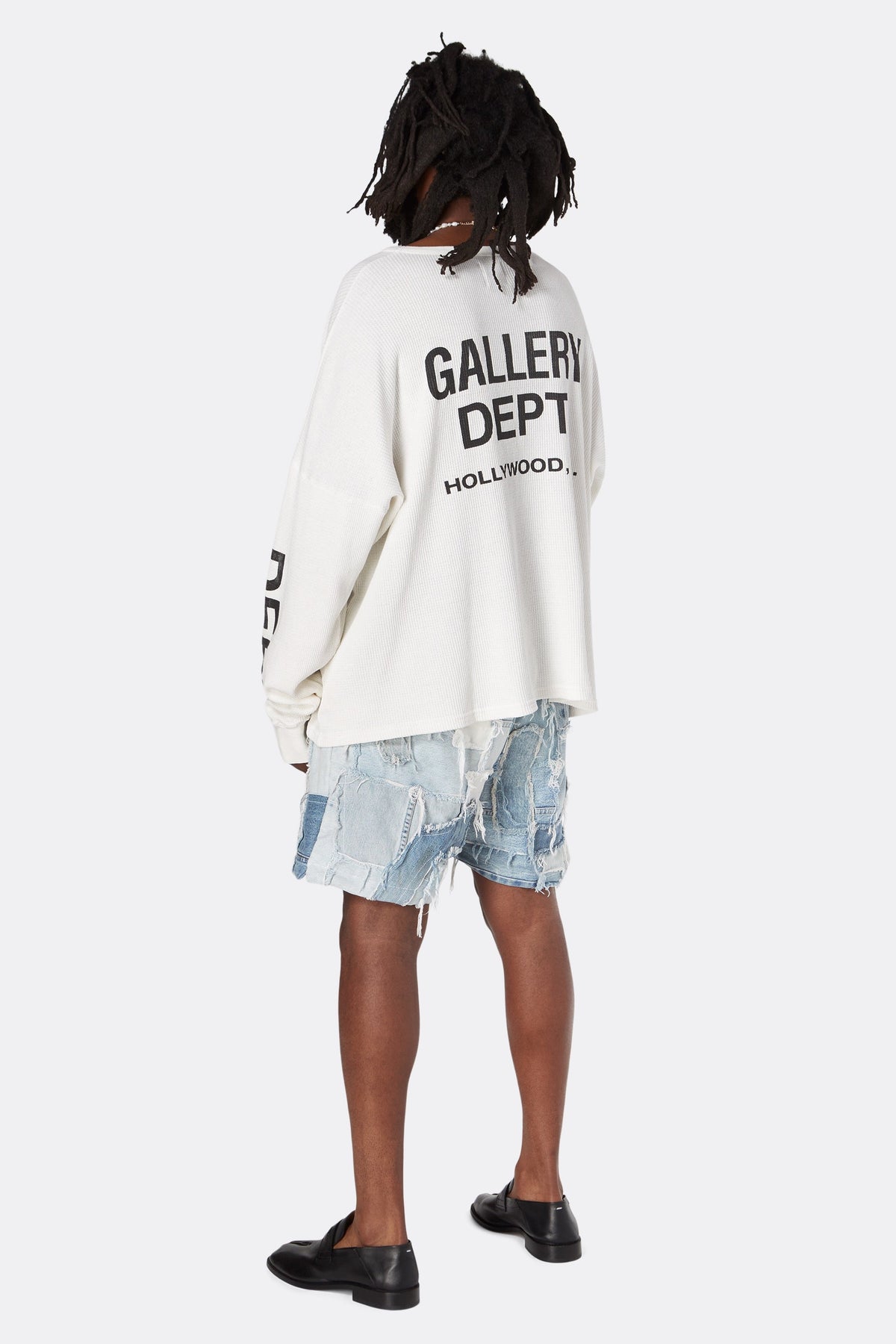PATCHWORK DENIM ZUMA SHORTS