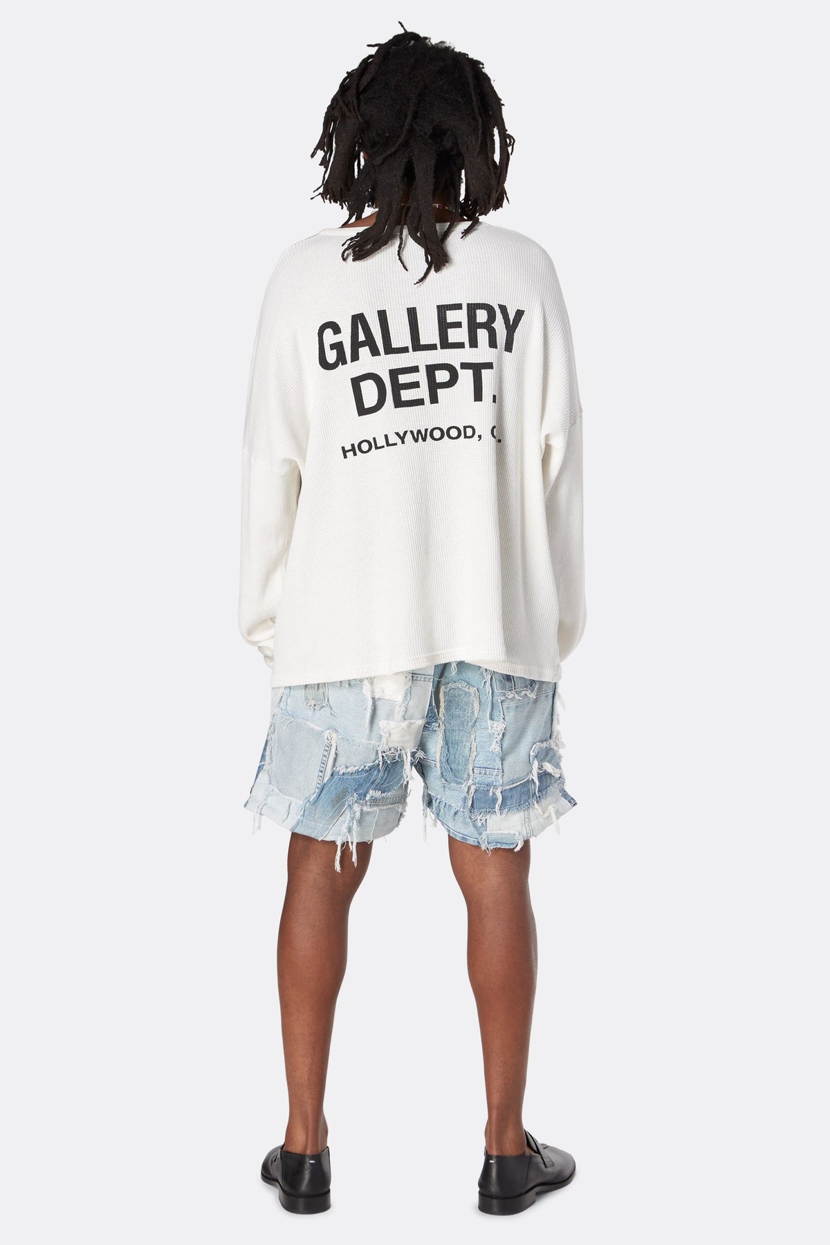PATCHWORK DENIM ZUMA SHORTS