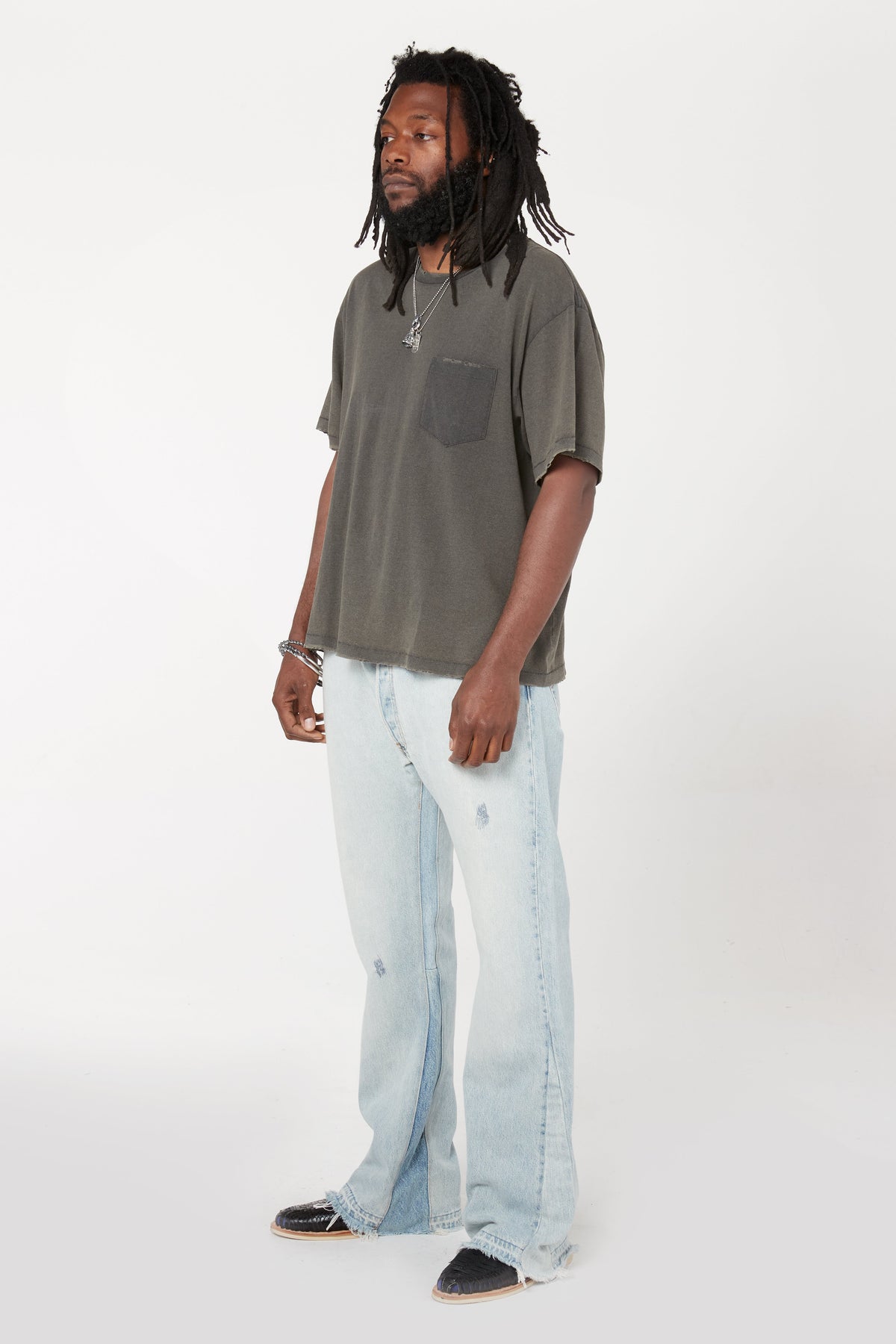 PLAIN VINTAGE POCKET TEE