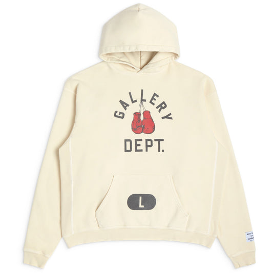 BOXING MERCH HOODIE SWEATSHIRTS GALLERY DEPARTMENT LLC XS CREAM 