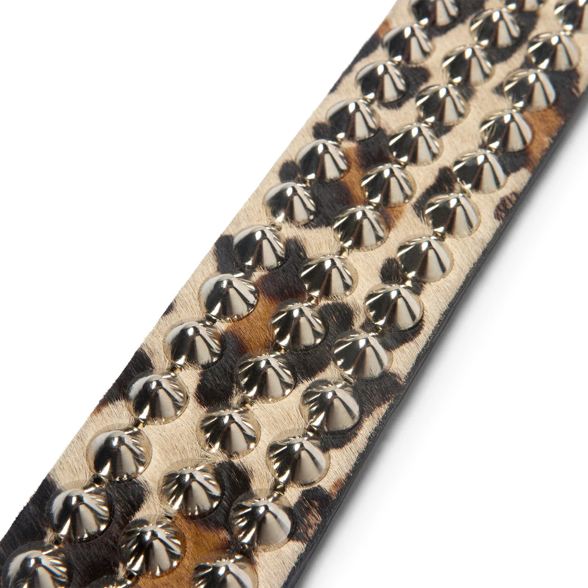 CHEETAH STUDDED BELT