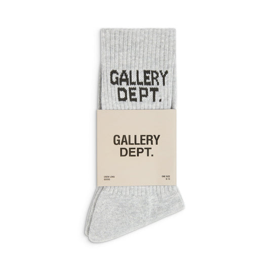 CLEAN HEATHER GREY SOCKS