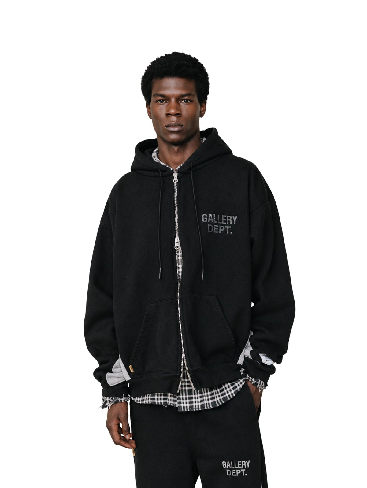 CONTRAST PANEL SWEATSHIRT