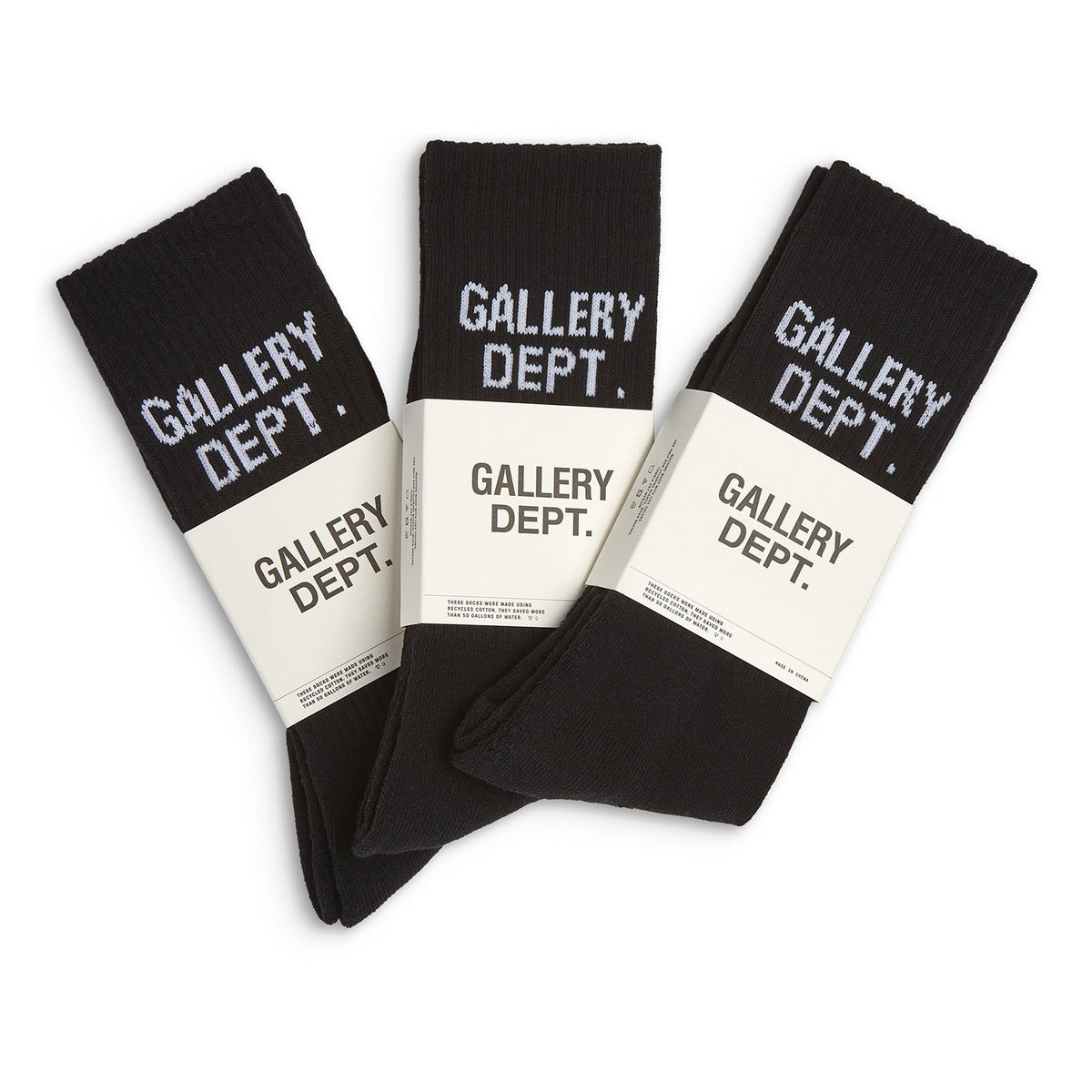 CLEAN BLACK SOCKS - SET OF 3