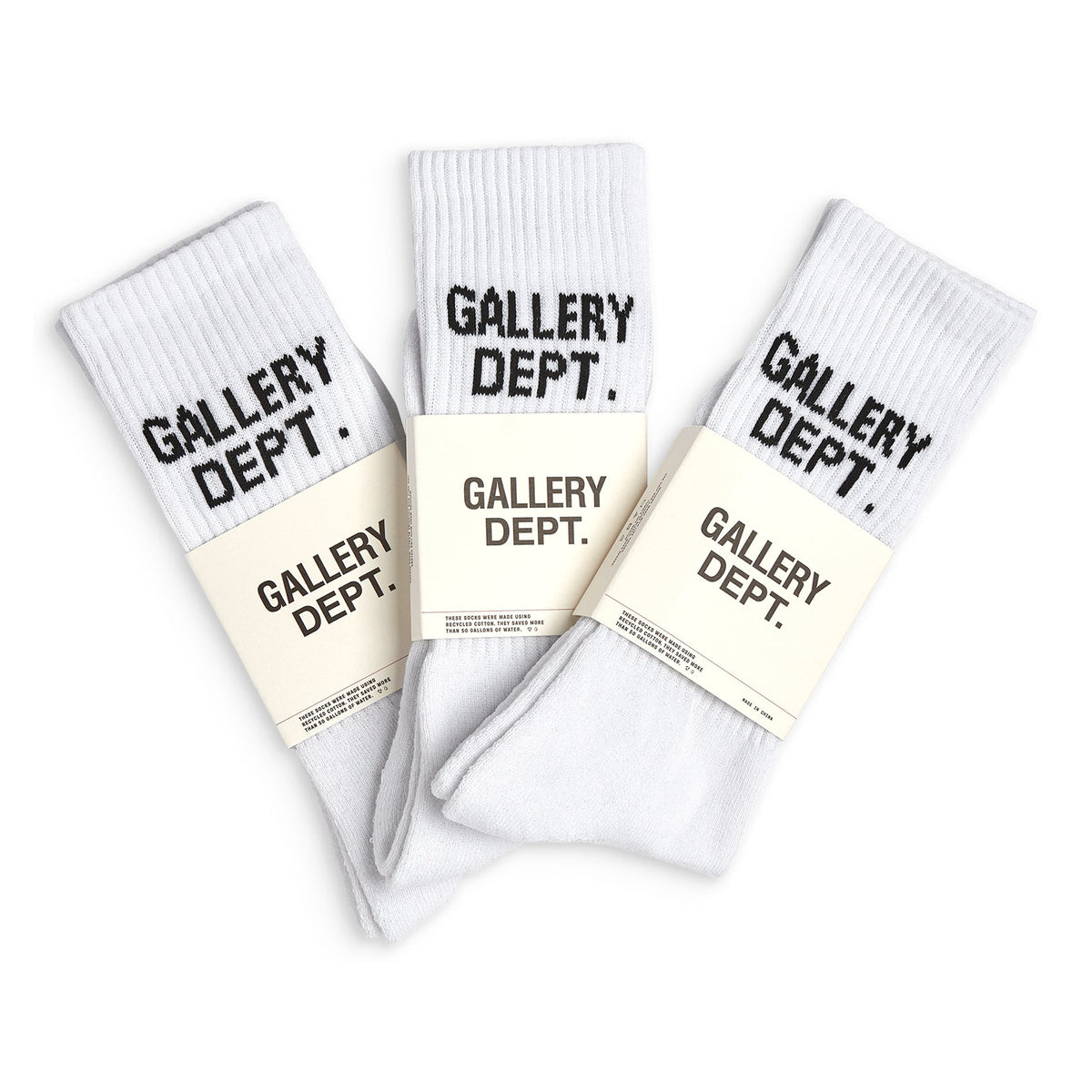 CLEAN WHITE SOCKS - SET OF 3