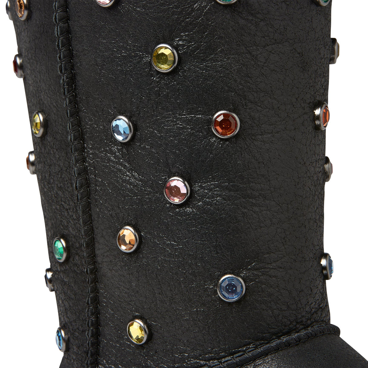UGG GALLERY DEPT CLASSIC SHORT BLACK LEATHER