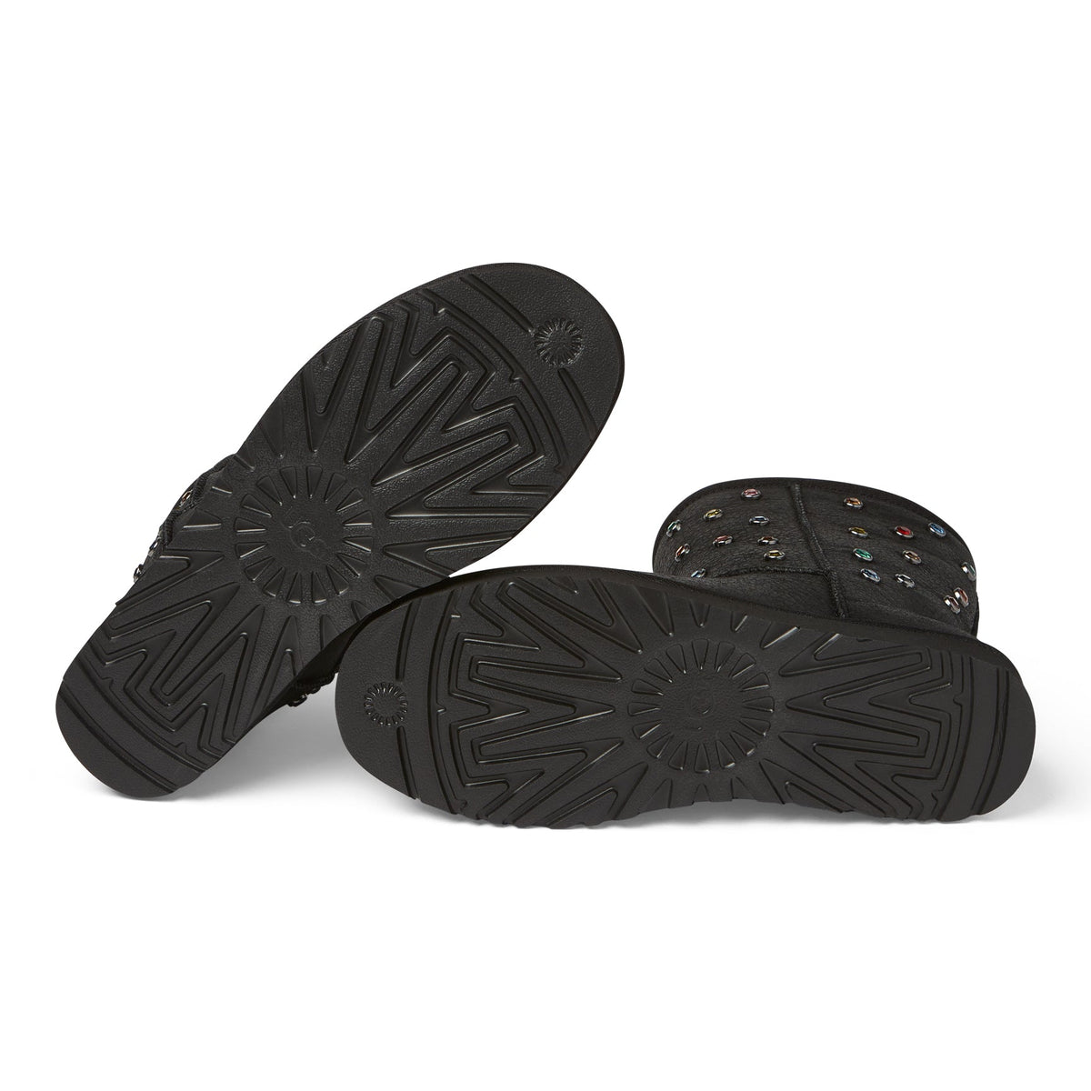 UGG GALLERY DEPT CLASSIC SHORT BLACK LEATHER