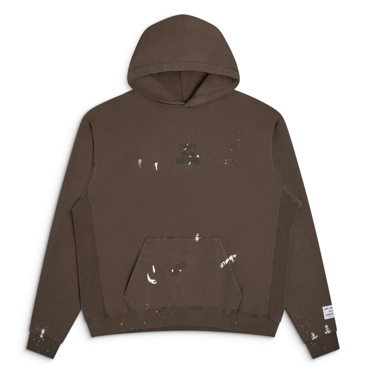 FRENCH LOGO PAINTED HOODIE
