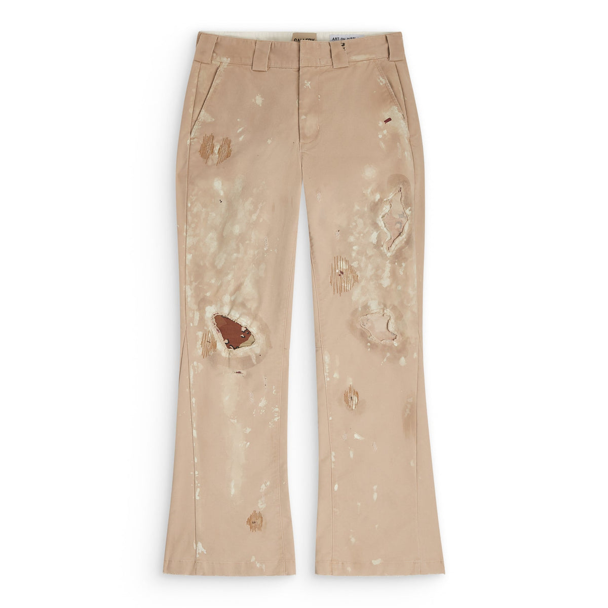 RICO CHINO FLARE BOTTOMS GALLERY DEPARTMENT LLC 28 32 KHAKI
