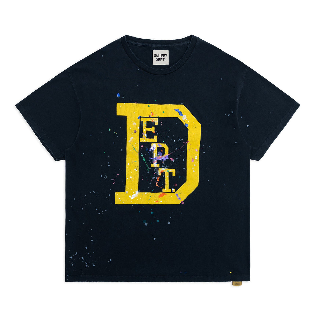 UNIVERSITY GRAPHIC PAINTED TEE