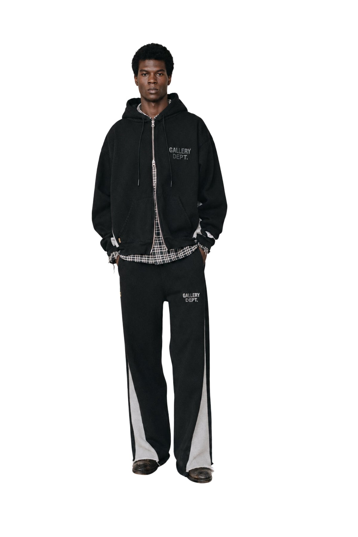 CONTRAST PANEL SWEATSHIRT